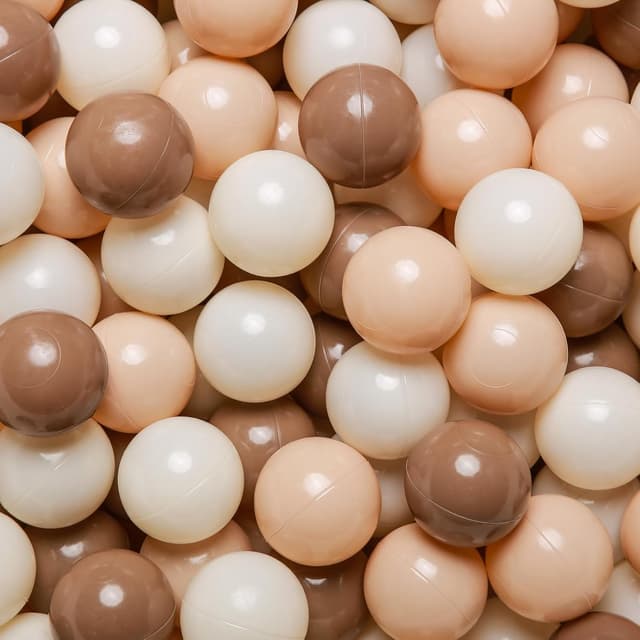 Detalle de GOGOSO Phthalate-Free & BPA-Free Crush-Proof Ball Pit Balls (Coffee Brown Beige, 200-Pack)