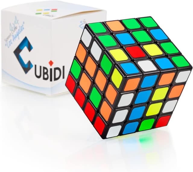 Detalle de CUBIDI® Cube Magique 4x4x4 Speedcube type Los Angeles (4x4) – puzzle 3D sans électronique