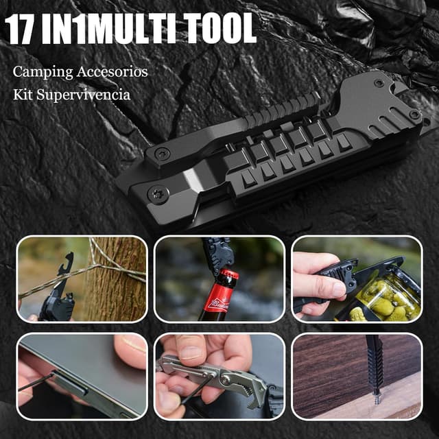 Detalle 2 de GIRIAITUS Navaja multiusos 17 en 1 🛠