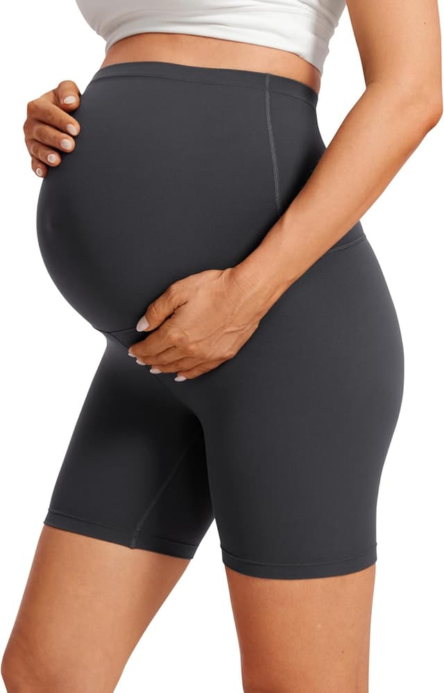 Thumbnail 6 de CRZ YOGA Butterluxe — short de maternité pour yoga et post-partum (taille très haute, coupe ventre)