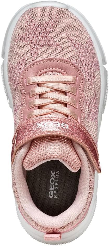 Detalle de Geox Mädchen J Aril Girl BSneaker – leichte Sneaker für bequemes An- und Ausziehen
