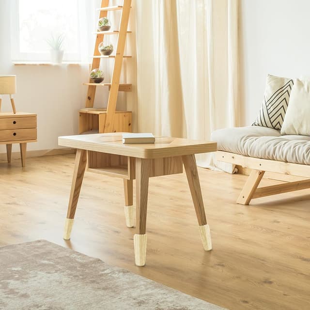 Detalle de OSDUE set da 24 calzini per sedie in maglia antiscivolo con protezione per gambe e pavimenti