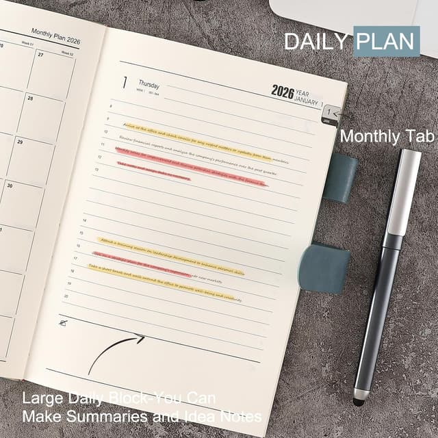 Detalle de A5 2026 day per page diary 26