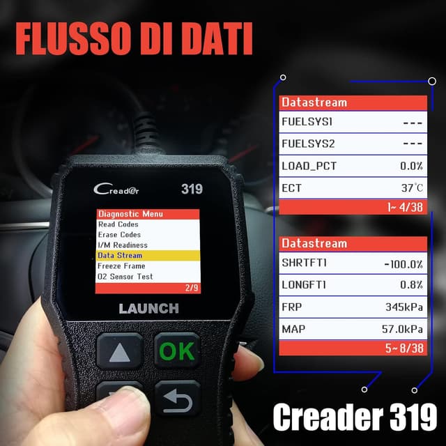 Thumbnail 6 de LAUNCH CR319 OBD2 Scanner per diagnosi auto: lettore codici errore OBDII universale