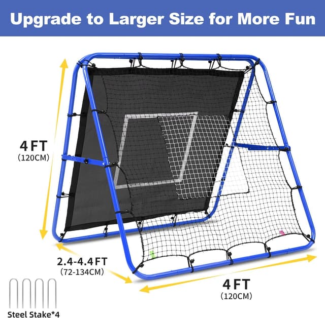 Detalle 2 de BAGAIL Rebounder-Netz 120 x 120 cm