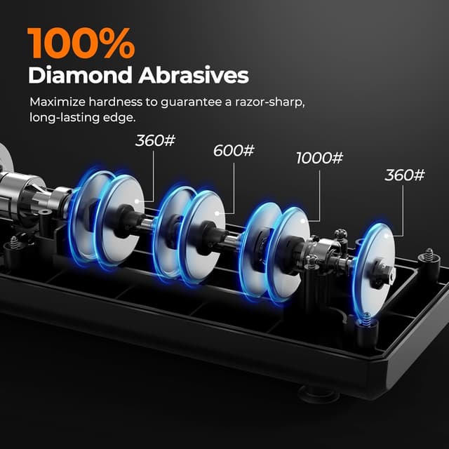 Detalle de Dawnstar S808 Electric Knife Sharpener 20°