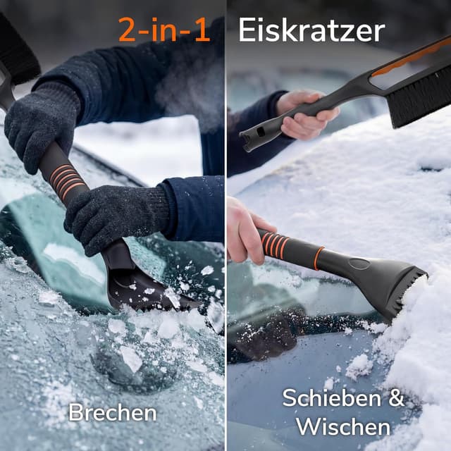 Thumbnail 2 de Upgrade4cars Eiskratzer Auto mit Besen