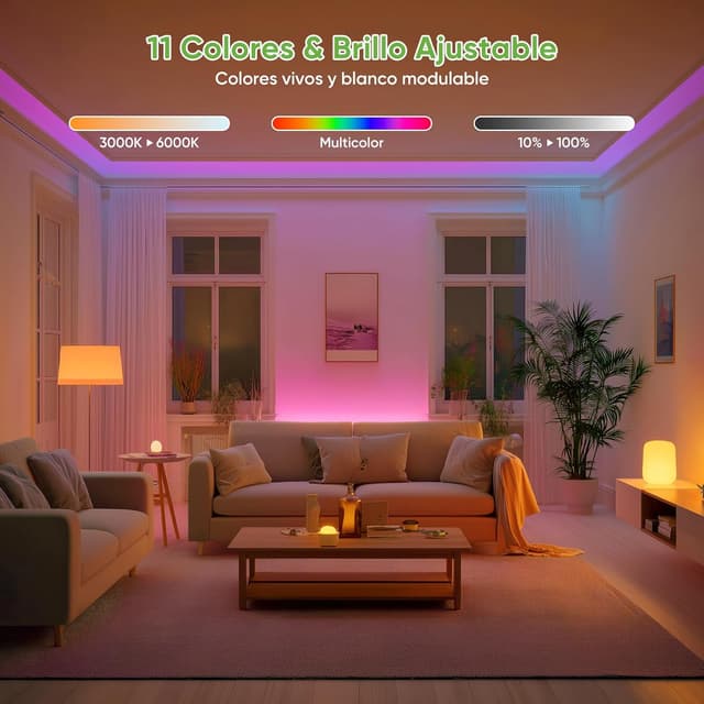 Detalle 2 de Kimjo Bombilla LED E27 RGB Recargable con Control Remoto 💡 (4 Piezas)