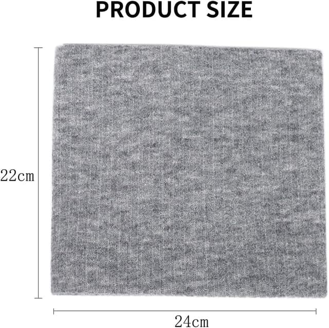 Detalle de HGDGears Cache-cou en polaire coupe-vent thermique en laine tricotée et cachemire