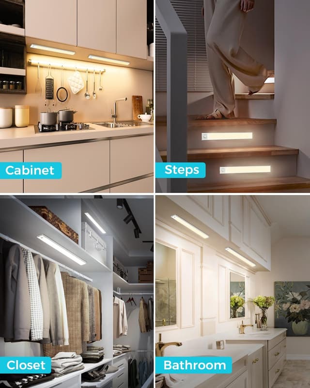 Thumbnail 6 de libtit Kabellose LED-Unterbauleuchte 40 cm