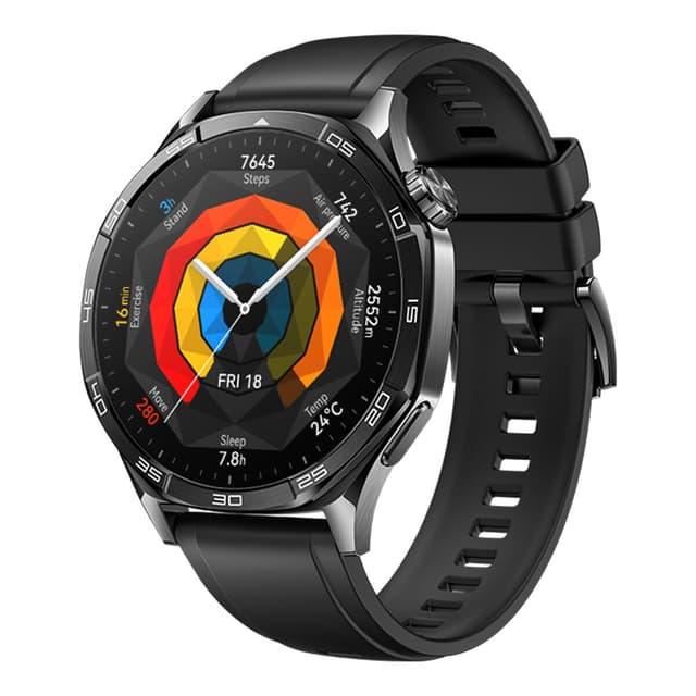 Detalle 1 de Huawei Watch GT 5 46mm Acero Negro Reacondicionado