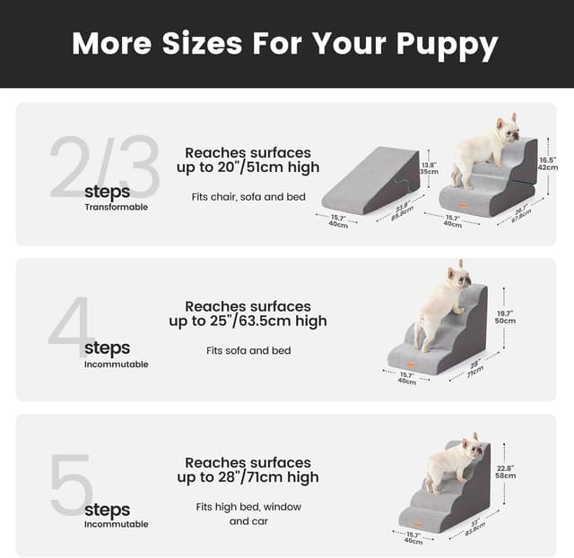 Thumbnail 1 de Gardner Pet Dog Steps 4-step foam stairs
