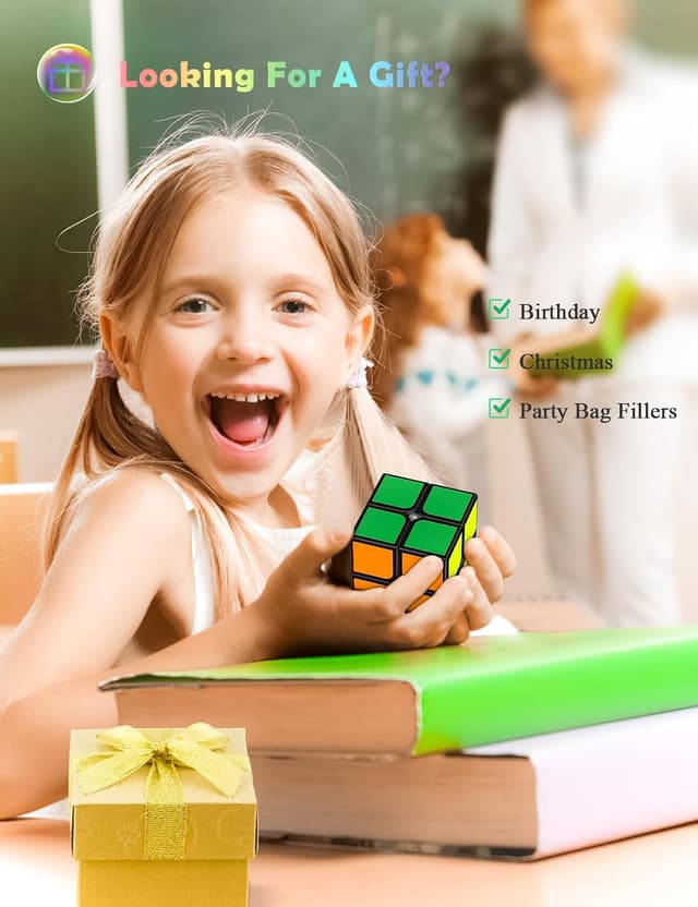 Thumbnail 6 de ROXENDA Cubo di Velocità 2x2 Speed Cube 2x2x2