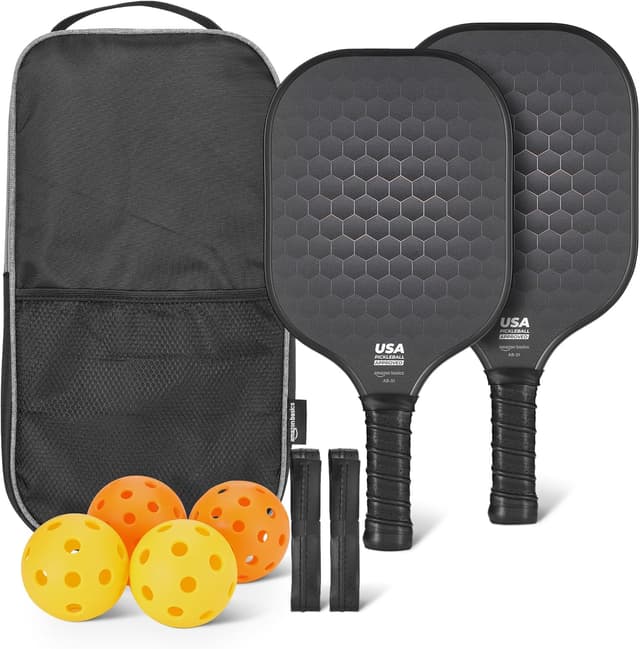 Imagen de Amazon Basics Pickleball-Schläger 2er-Set en OfertitasTOP
