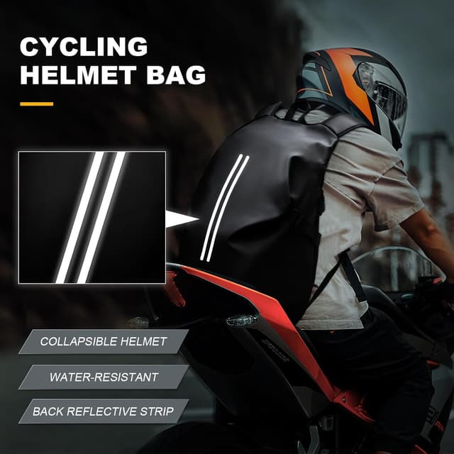 Detalle 1 de WEPLAN Helmrucksack 50 l Motorradrucksack