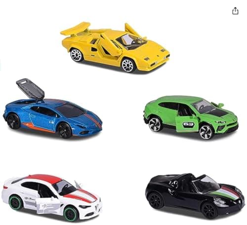 Detalle 2 de Majorette Dream Cars Italy 5 coches 7,5 cm