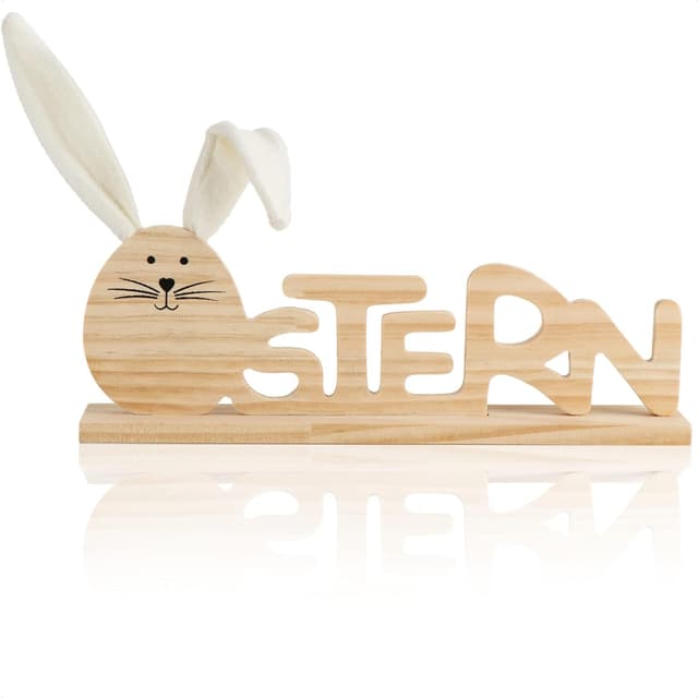 Imagen de com-four® Présentoir décoratif Pâques 26x20 cm en OfertitasTOP