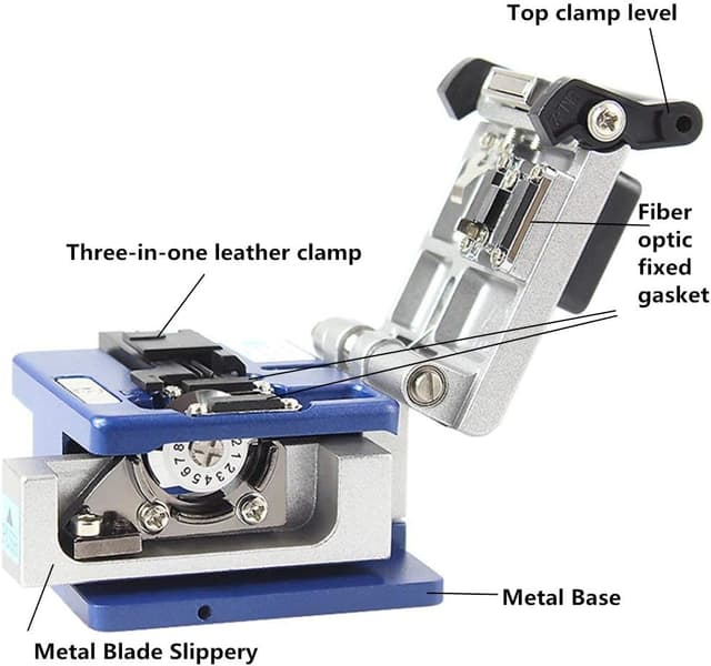 Detalle 2 de Kit fibra ottica FTTH con mannaia FC-6S, misuratore di potenza ottica e pinza spellafili