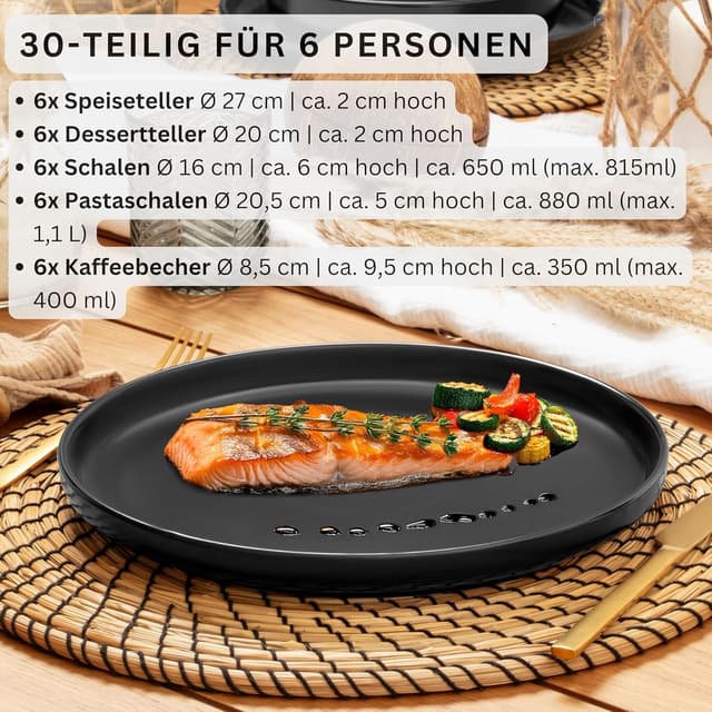 Thumbnail 1 de SĂNGER Madeira Kombiservice 30-tlg đœ