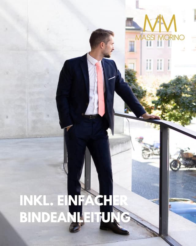 Thumbnail 3 de Massi Morino Cravate étroite 6 cm slim pour homme