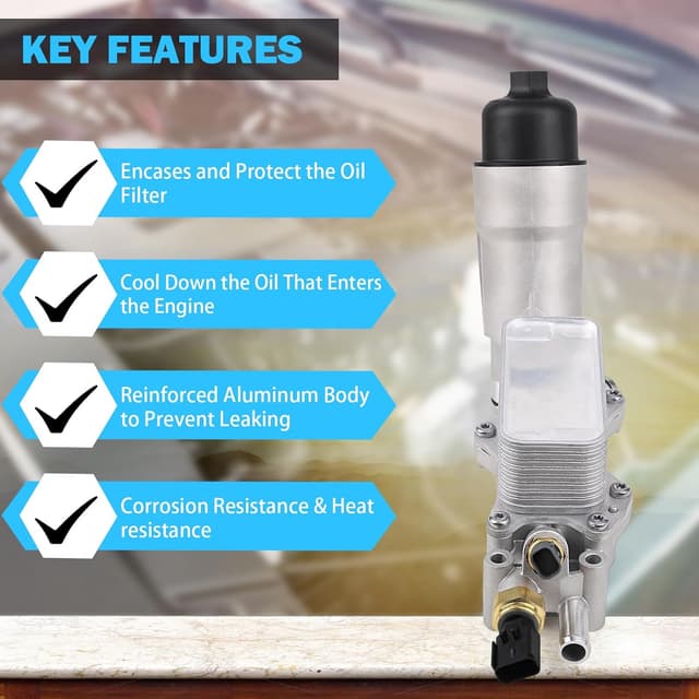 Thumbnail 4 de 926-959 Aluminum Oil Filter Housing Kit 3.6L