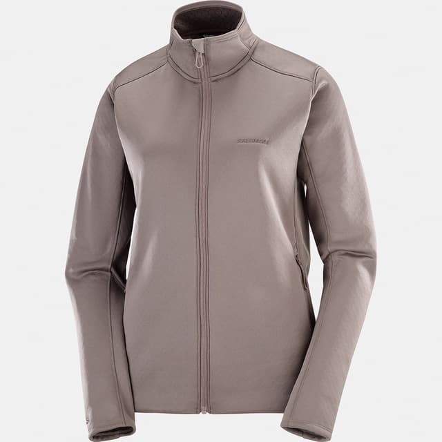 Imagen de Salomon OUTLINE WARM FLEECE FZ W chaqueta intermedia mujer 🧥 en OfertitasTOP