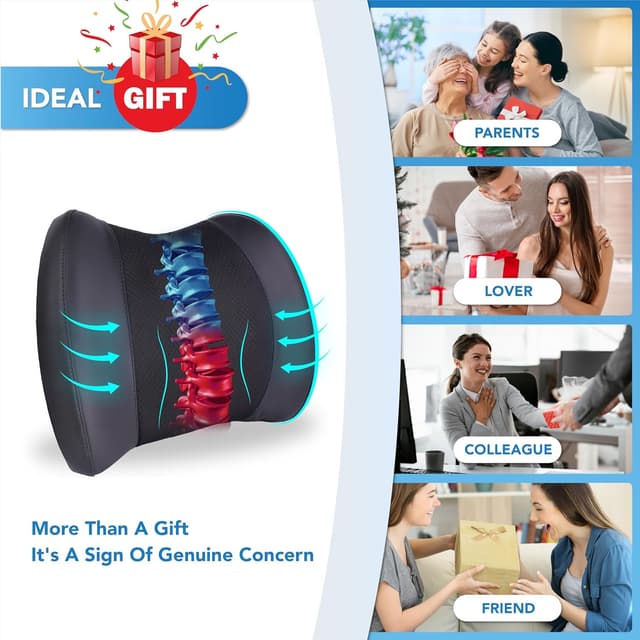 Thumbnail 5 de Lofty Aim Lumbar Support Pillow memory foam for lower back relief