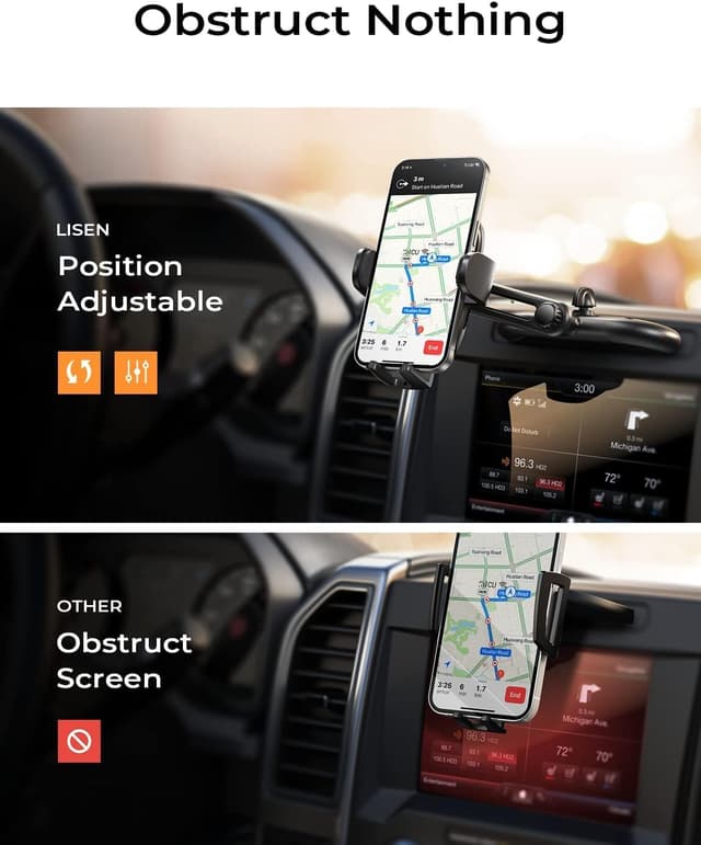 Detalle 2 de LISEN CD Phone Holder Adjustable 360°