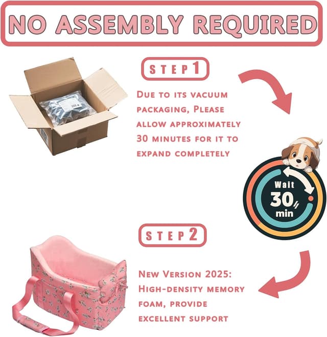 Thumbnail 4 de Cullaby Console Dog Car Seat 11 lbs car booster