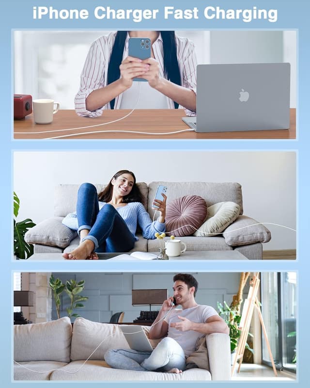 Thumbnail 5 de Apple USB C to Lightning Cable 2-pack, 6 ft