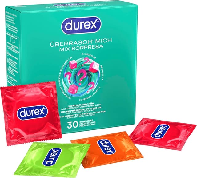 Imagen de Durex Überrasch Mich Kondome-Mix 30er Pack 🍑 en OfertitasTOP