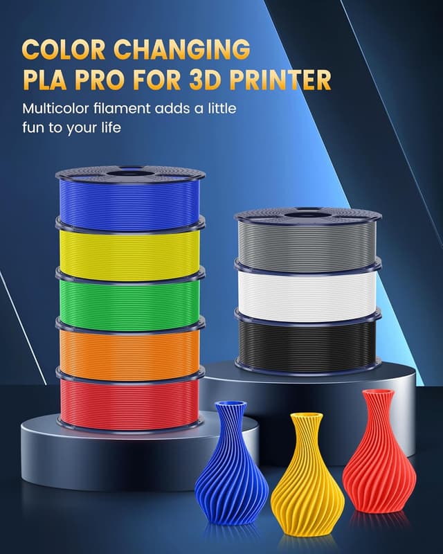Thumbnail 6 de SUNLU PLA+ 2.0 Filament Bundle (4KG) – 1.75mm, 2.0 upgrade for tougher, stronger prints, Grey
