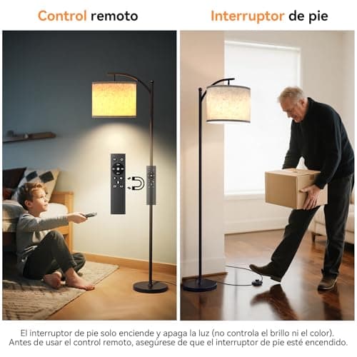 Thumbnail 2 de Lampara de Pie Salon LED Regulable 160cm 💡 con Control Remoto