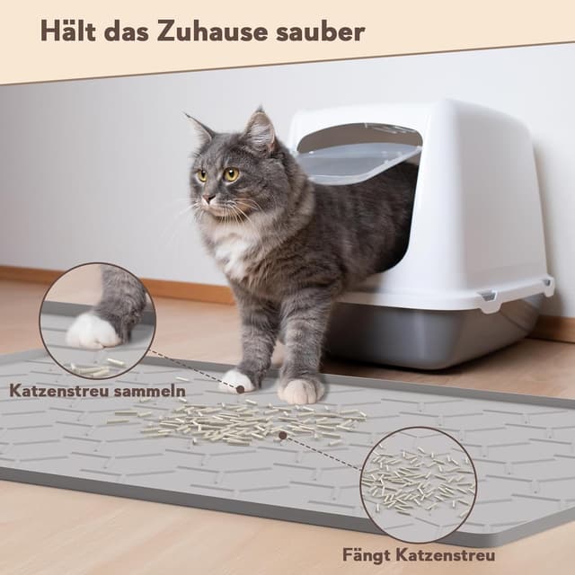 Thumbnail 1 de Garoopion Katzenklo Matte 86x56 cm 🐾