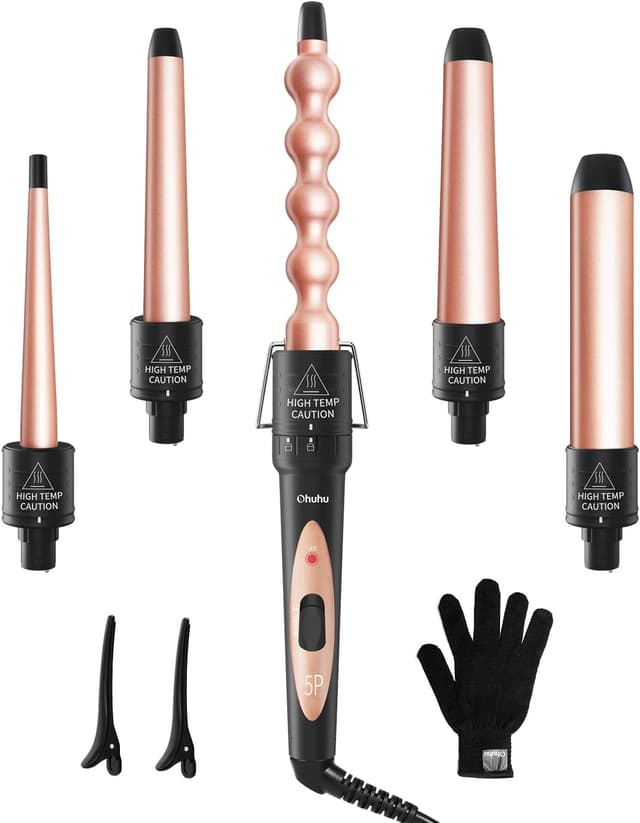 Detalle de Ohuhu 5 in 1 Hair Curler Wand