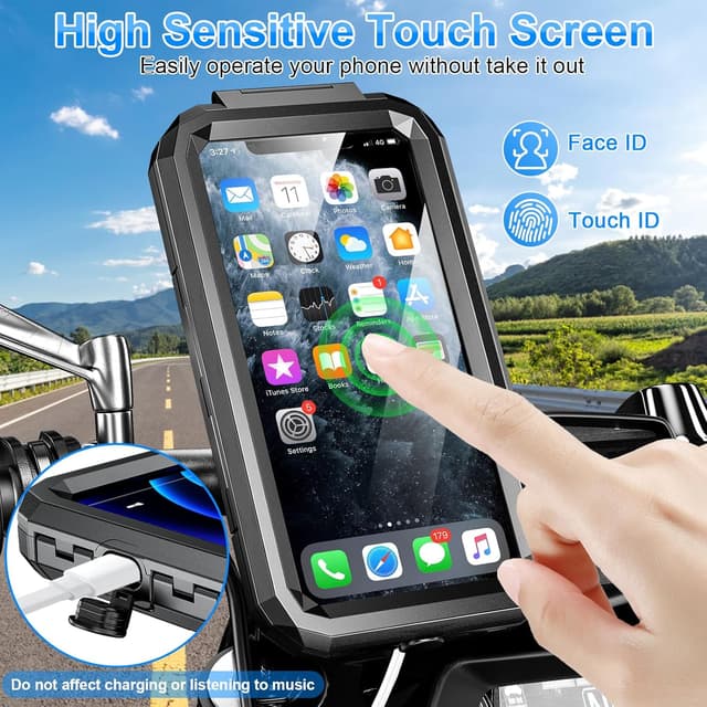 Thumbnail 2 de BTNEEU Soporte Móvil Moto Impermeable Universal