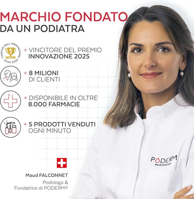 Thumbnail 6 de PODERM Smalto rinforzante per unghie con biotina, silicio e cheratina (Color Strong) – mani e piedi