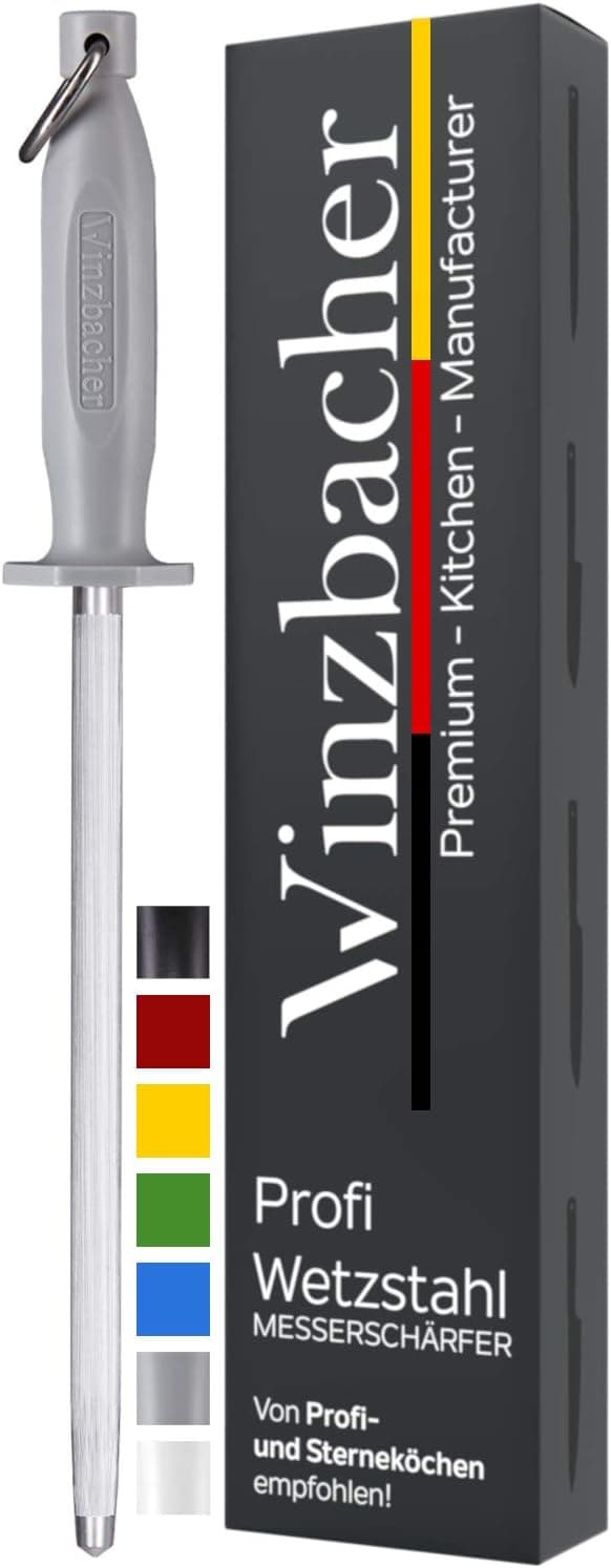 Detalle de Winzbacher affilacoltelli professionale da 39 cm con acciaio speciale temprato e impugnatura Soft Touch