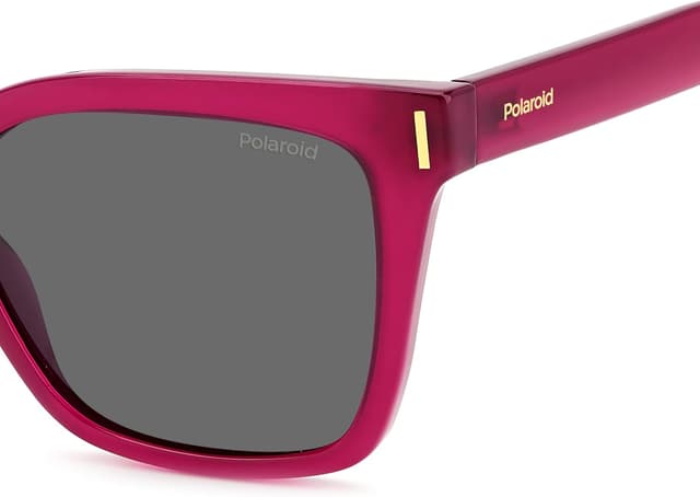 Detalle de Polaroid PLD 6192/S occhiali da donna quadrati fucsia con lente grigio polarizzato