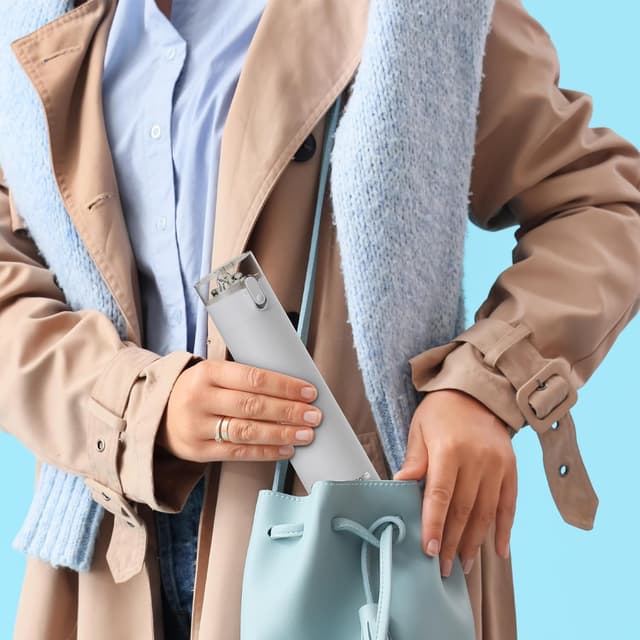 Detalle 2 de Exllena 270ml water bottle with straw