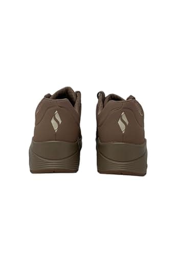 Detalle 2 de Skechers Uno Stand On Air para Mujer en Brown Duraleather/ Mesh (talla 39 EU)