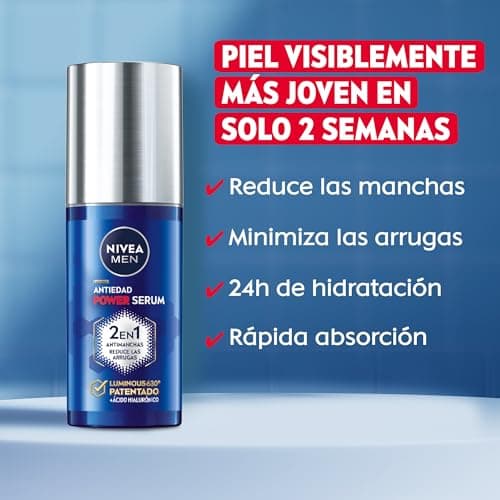 Detalle 2 de NIVEA MEN POWER Serum Antiedad 30 ml, antimanchas con Luminous 630