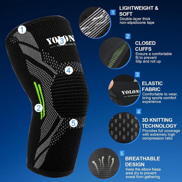 Thumbnail 2 de Gomitiera per epicondilite M, tutore sportivo nero