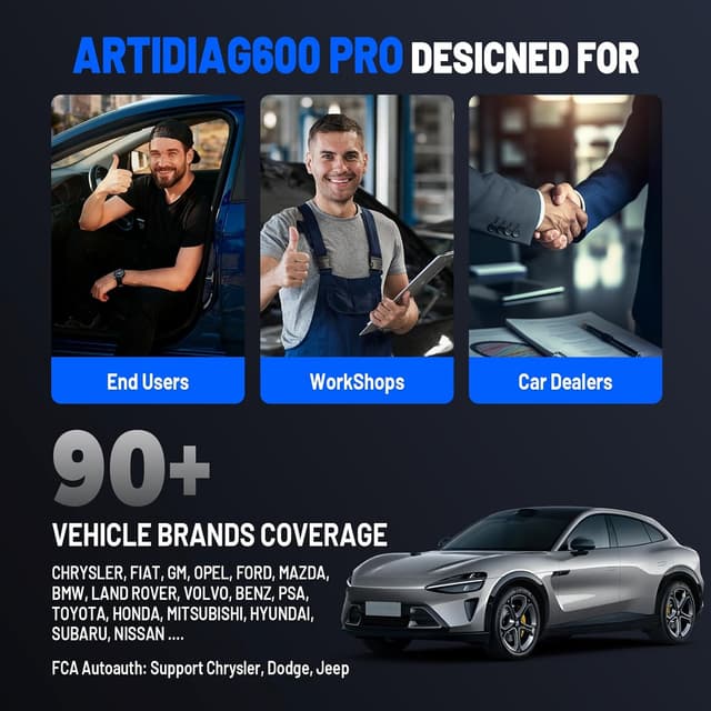 Thumbnail 6 de TOPDON ArtiDiag600 Pro OBD2 Scanner 5"