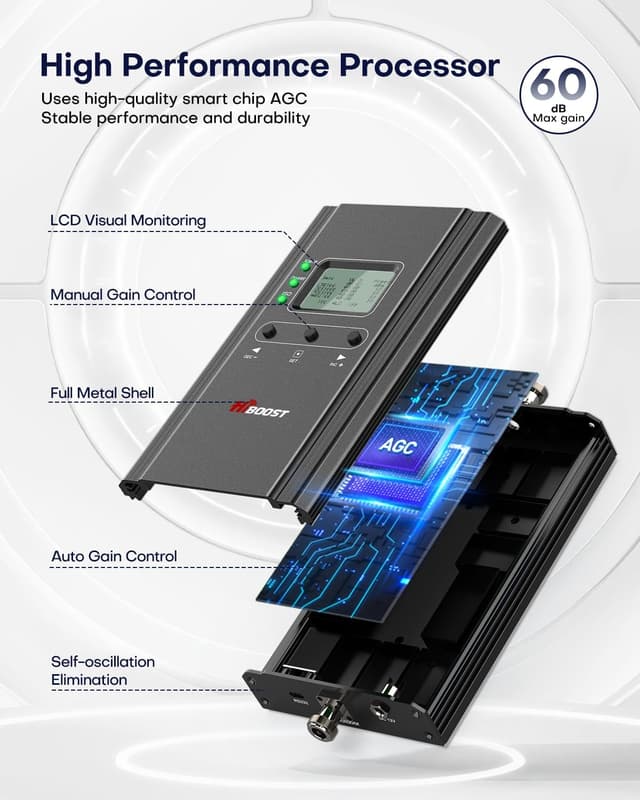Thumbnail 6 de Hiboost Cell Phone Booster 4,000 sq ft