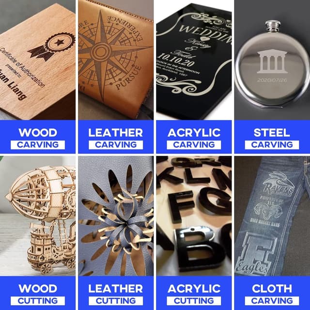 Detalle 1 de SCULPFUN 5W graveur laser 90 W