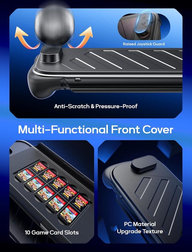 Detalle de JSAUX Split-Schutzhülle für Switch 2 – Schutzhülle mit Griff