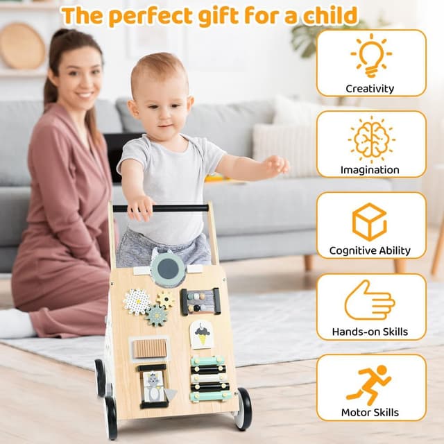 Thumbnail 6 de Aolso Girello in legno 2 in 1 per neonati