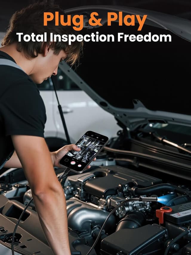 Thumbnail 4 de Vorth Endoscope 1920P HD borescope 5M