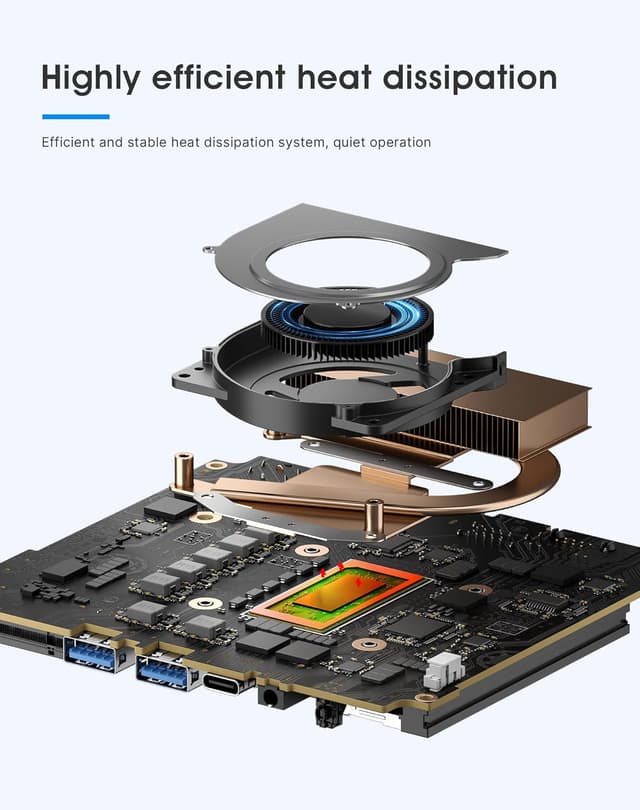 Detalle de origimagic C3 Mini PC i3 5005U, 8GB